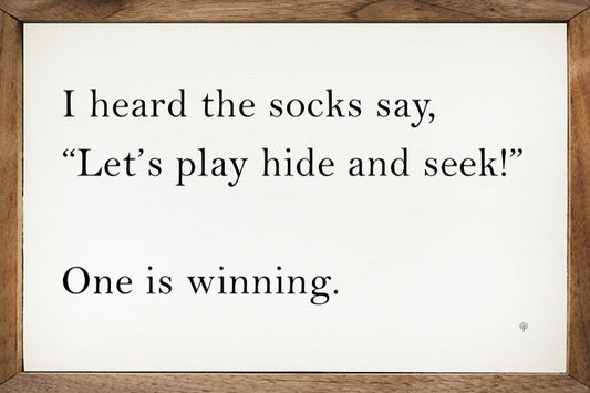 I Heard The Socks Say White image 0