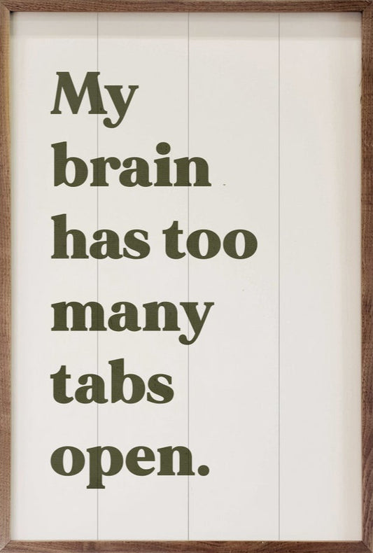 Too Many Tabs Open White image 0