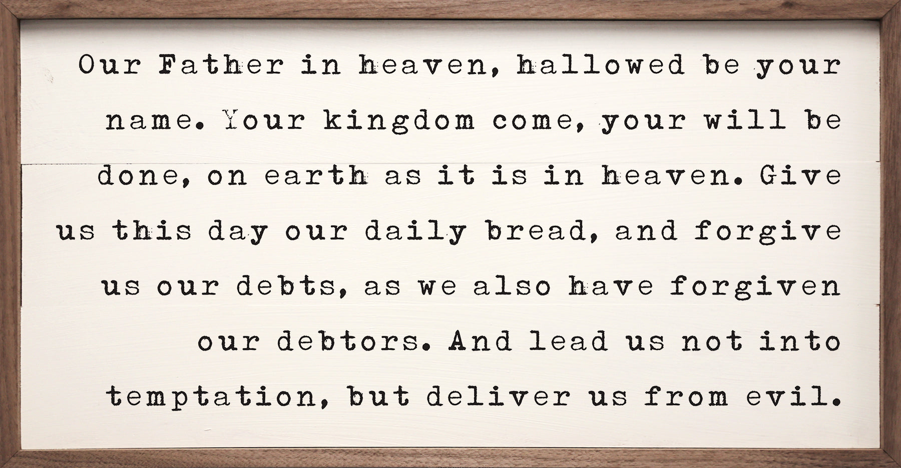 Lord's Prayer White image 0
