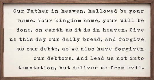 Lord's Prayer White image 0