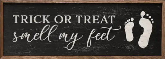 Trick or Treat Smell My Feet Black image 0