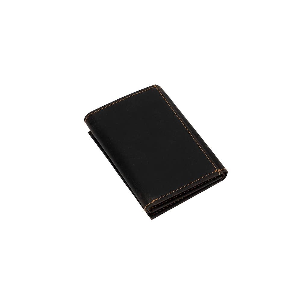 Men’s Tri-Fold RFID Leather Wallet Wellington