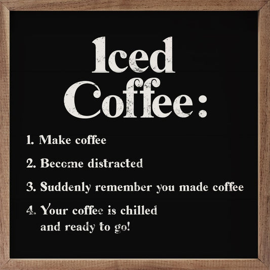 Iced Coffee Recipe Black image 0