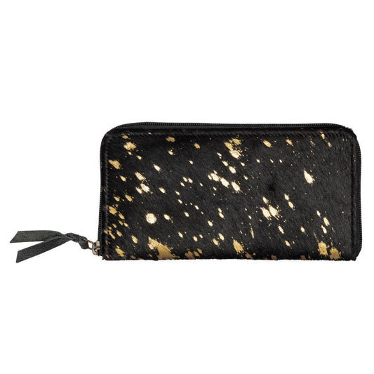 Black & Gold Leather Wallet