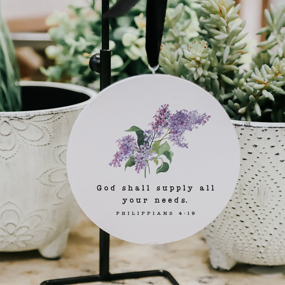 God Shall Supply All Philippians 4 19 Ornament