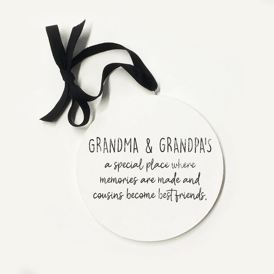 Grandma And Grandpa's Ornament