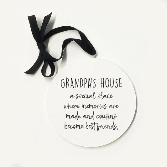 Grandpa's House Ornament