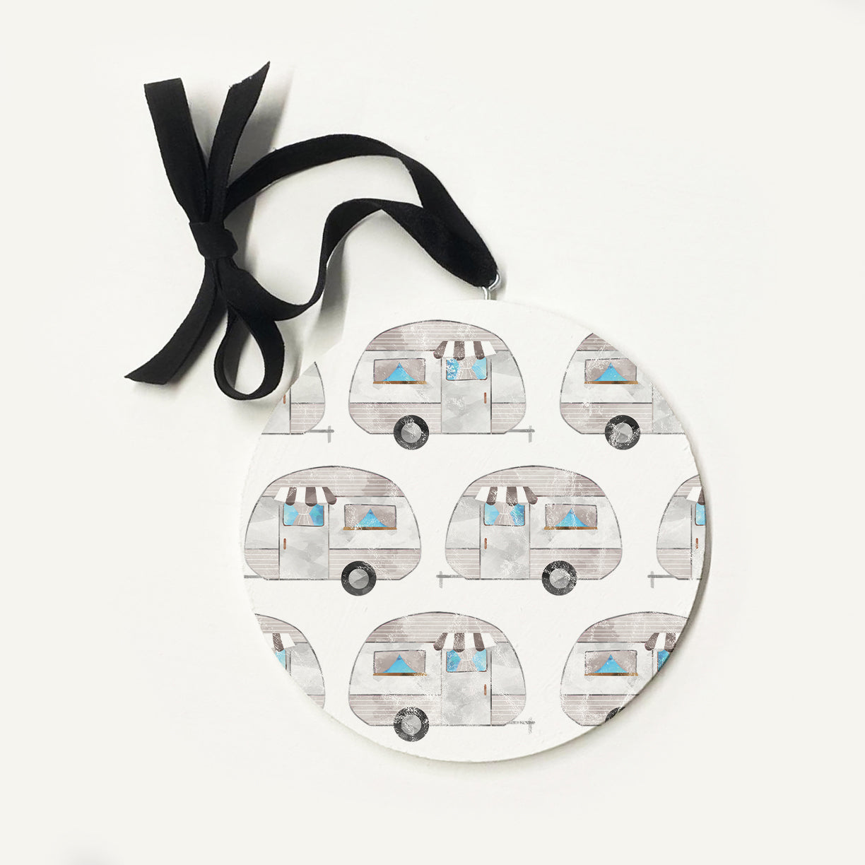 I Would Rather Be Camping Camper Ornament