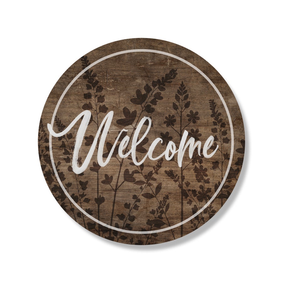 Welcome Serenity Brown Circle image 0