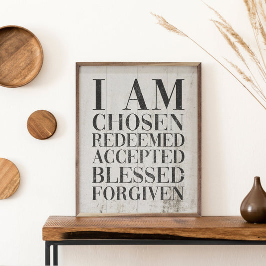 I Am Chosen Whitewash image 0