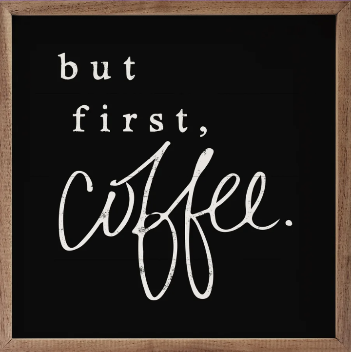 But First Coffee Black image 0