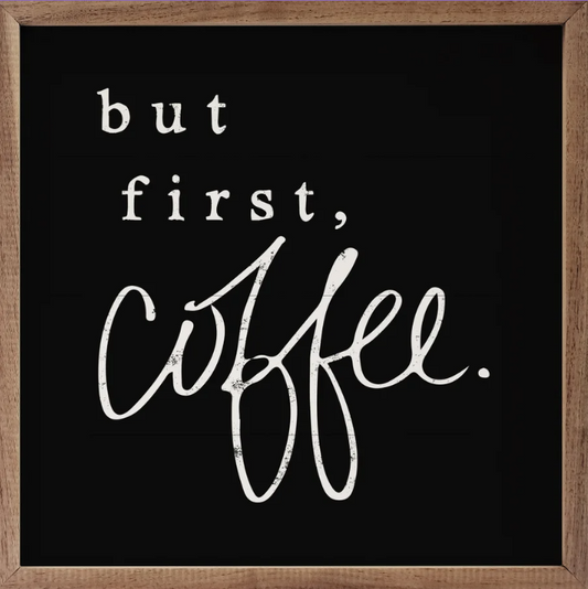 But First Coffee Black image 0