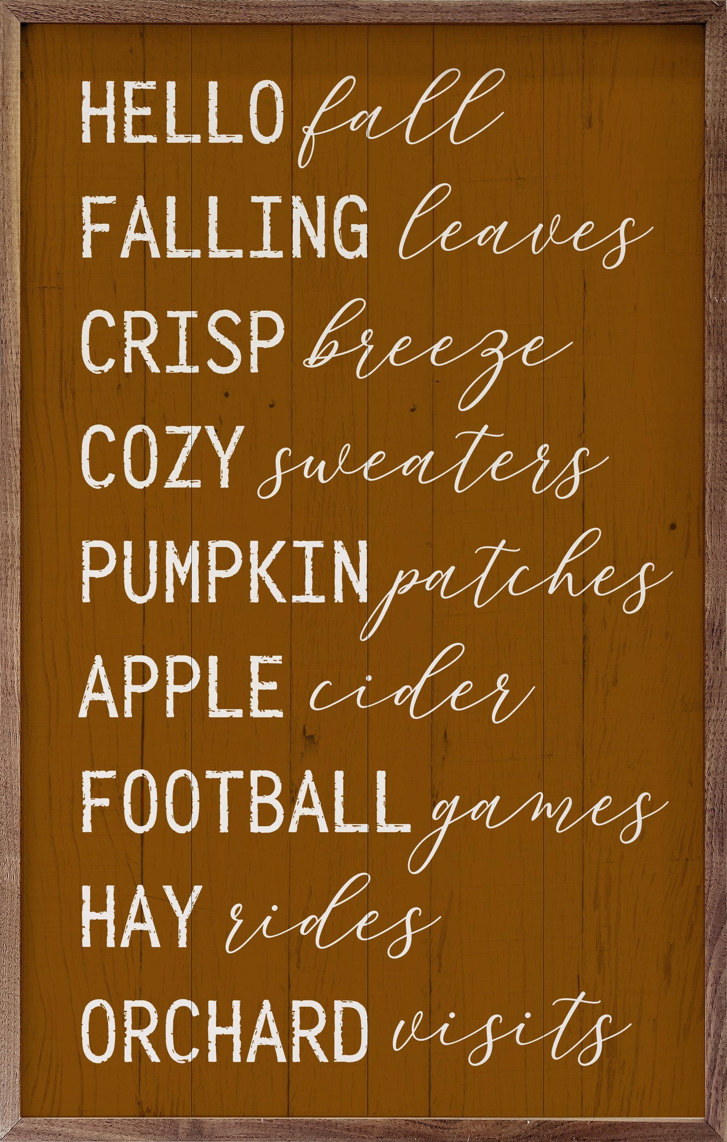 Hello Fall Favorites Orange image 0