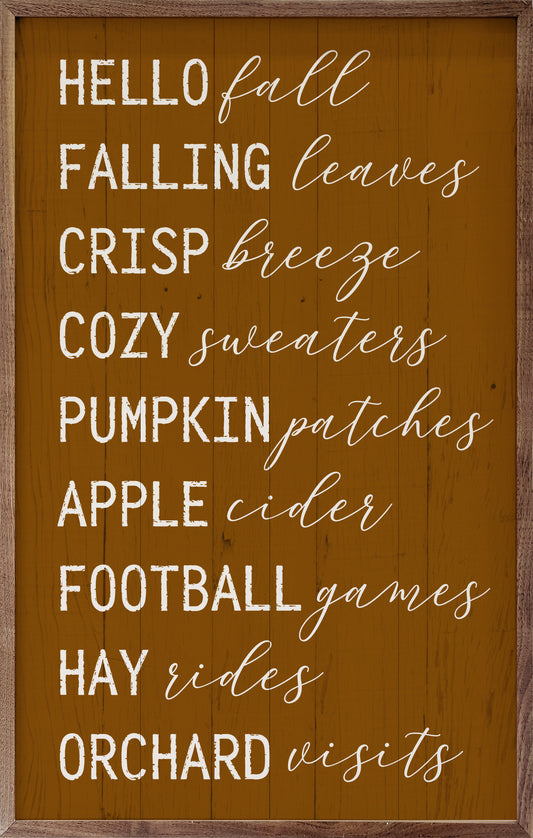 Hello Fall Favorites Orange image 0
