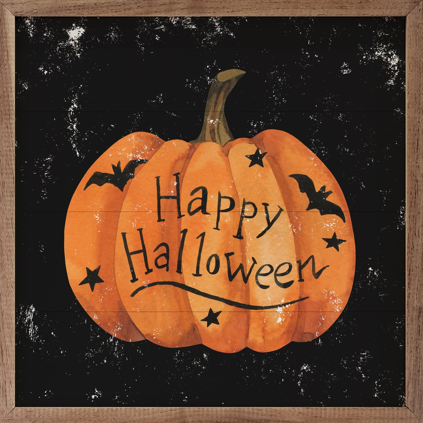 Happy Halloween Pumpkin Black image 0