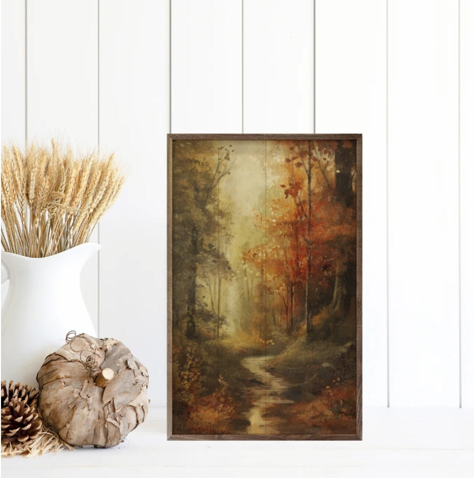 Vintage Fall Landscape 2 By Nina Blue image 1