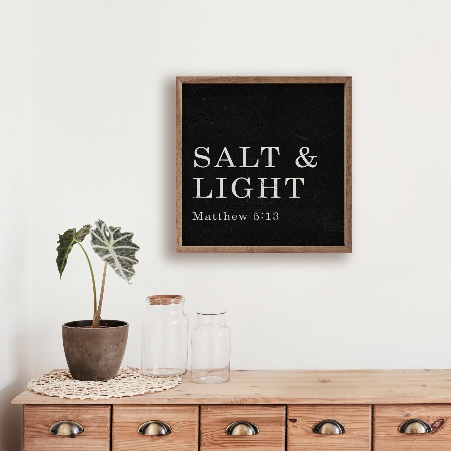 Salt And Light Matthew 5:13 Black image 1