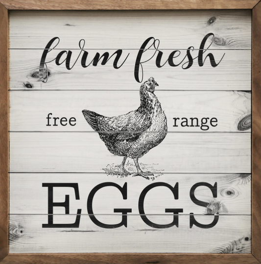 Farm Fresh Eggs White image 0