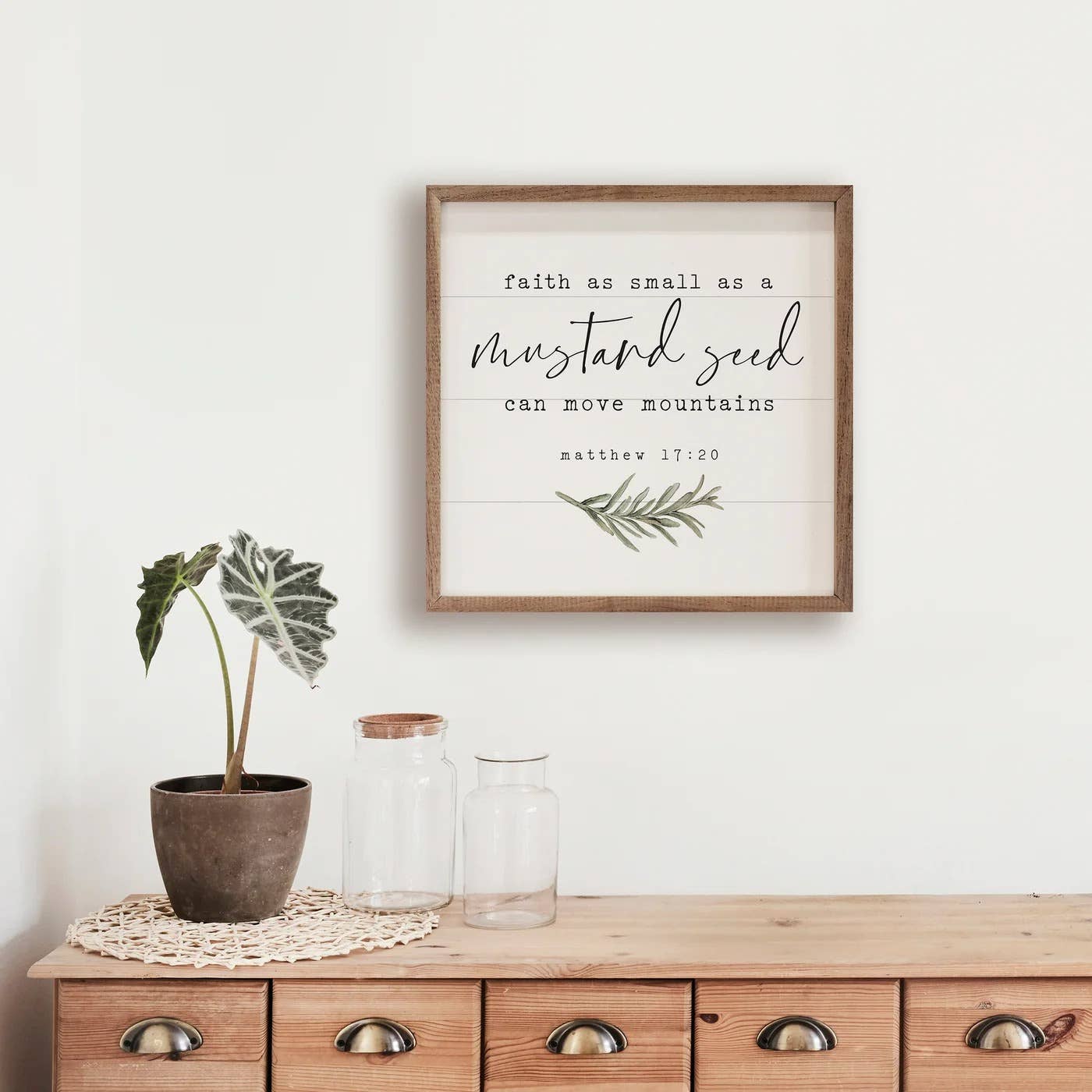 Mustard Seed Greenery Matthew 17:20