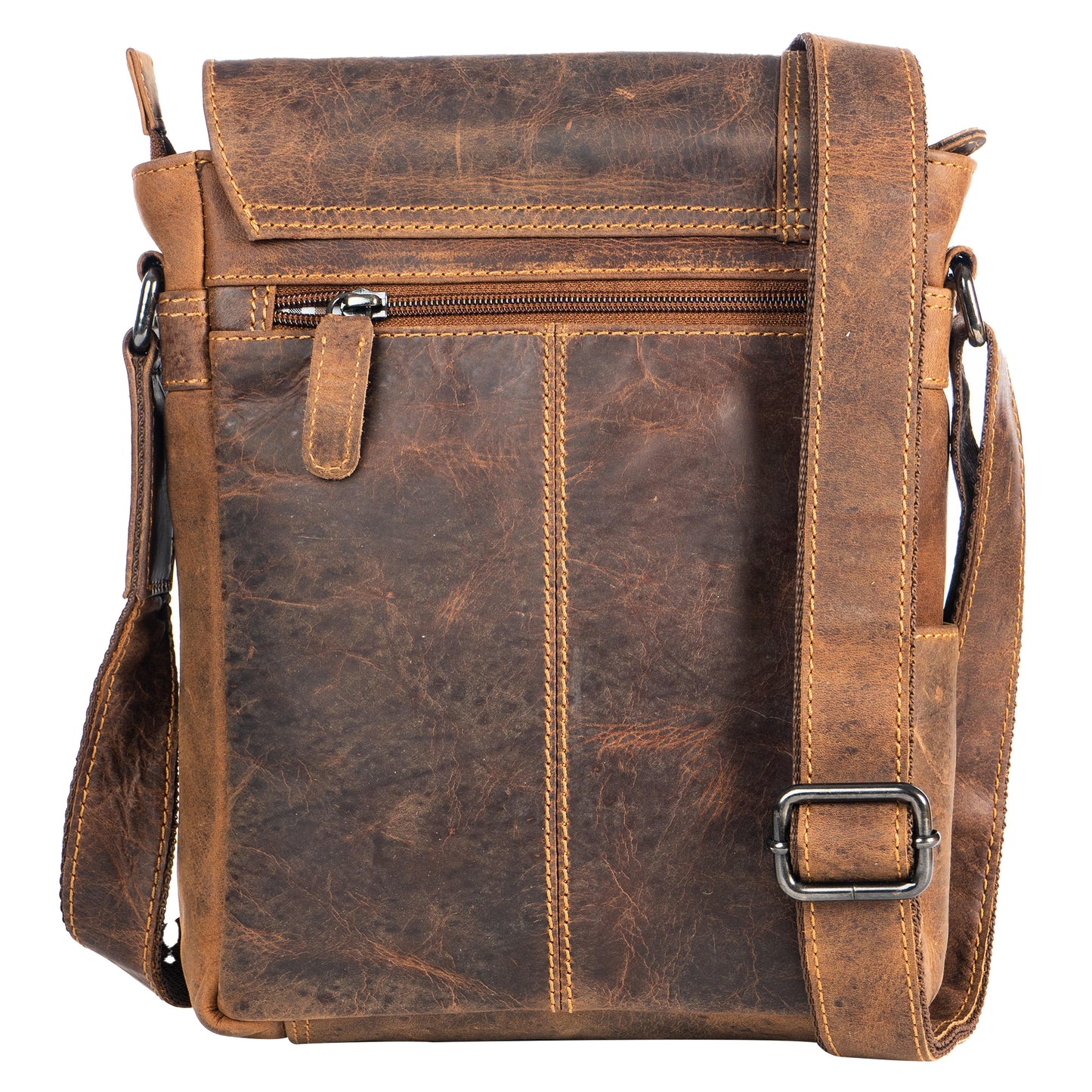 Henry Unisex Mini-Messenger Bag: Sandalwood
