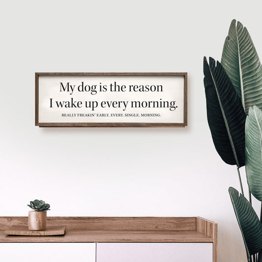 My Dog Is The Reason White image 0