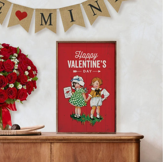 Happy Valentine's Day Vintage Red image 0