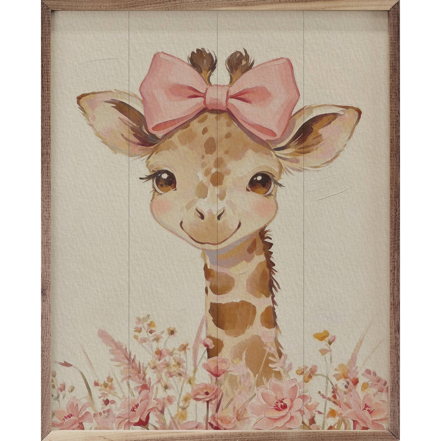 Floral Bow Giraffe:
