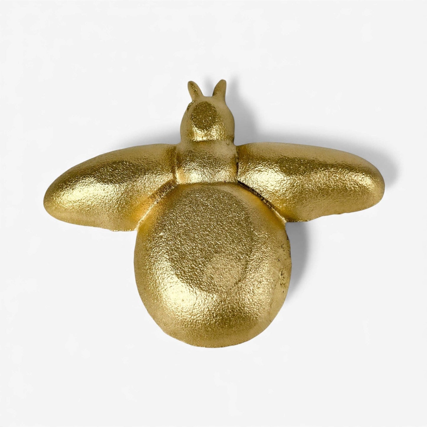 Bee Trinket Dish, Gold Cast Iron Jewelry and Key Tray Home Decor