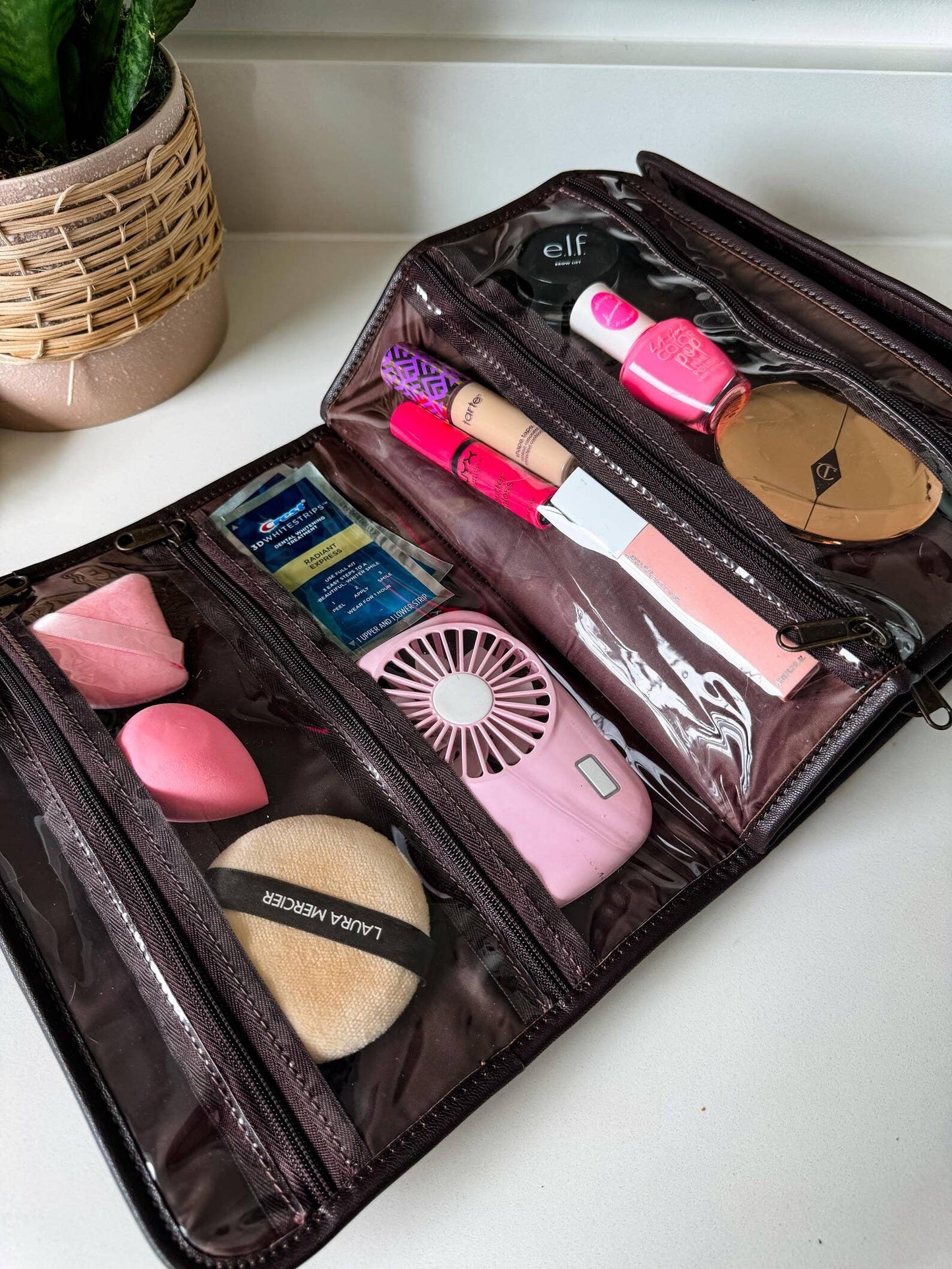 Boho Luxe Genuine Cowhide Foldable Travel Bag