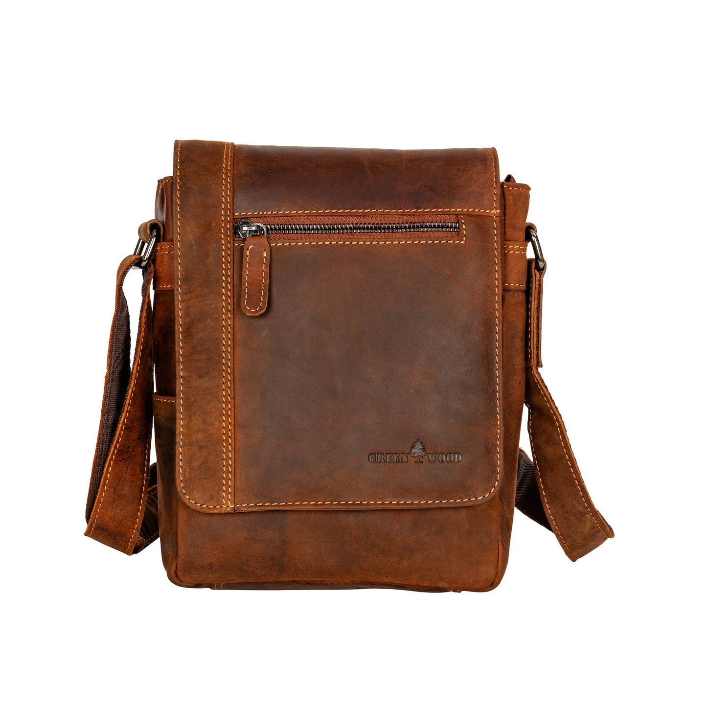 Henry Unisex Mini-Messenger Bag: Sandalwood