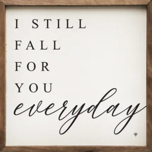 I Still Fall For You Everyday White image 0
