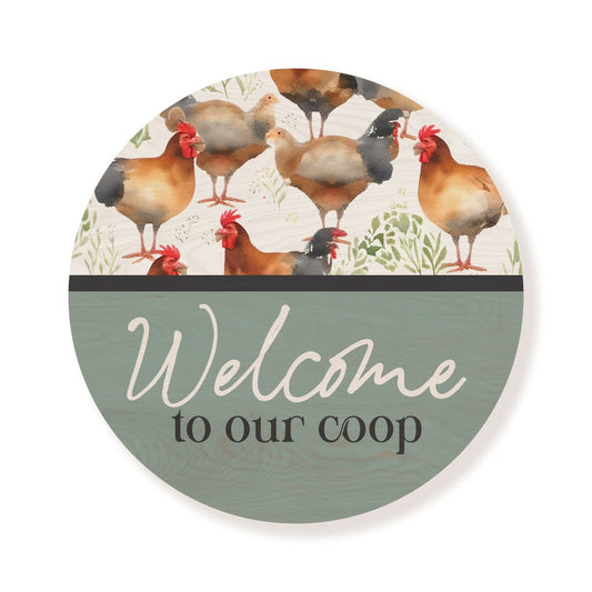 Welcome To Our Coop Green Circle image 0