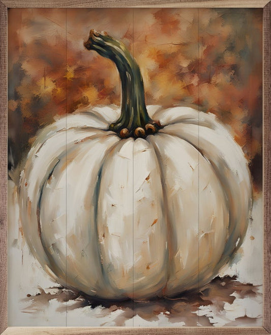 Single White Pumpkin image 0