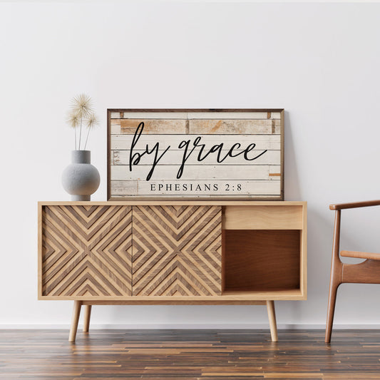 By Grace Ephesians 2:8 Whitewash image 0