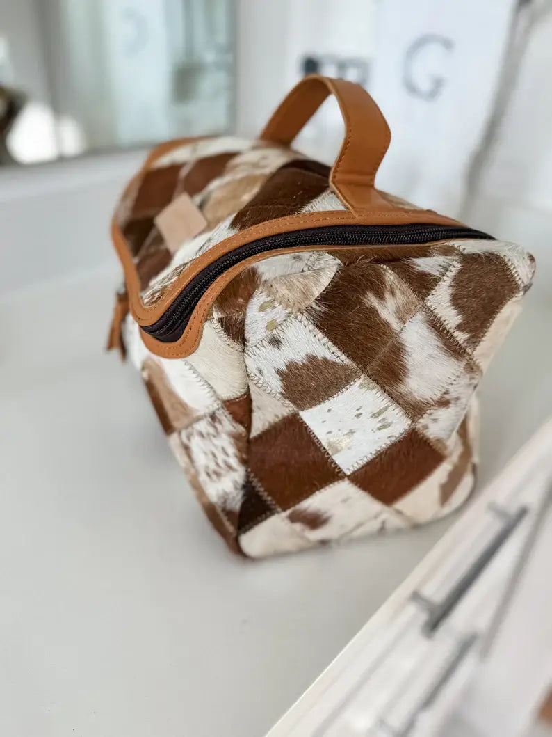 BOHO LUXE Genuine Hair On Travel Bag
