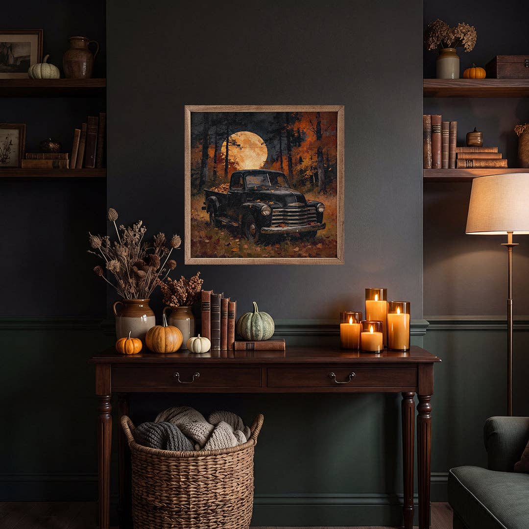 Vintage Truck October Night