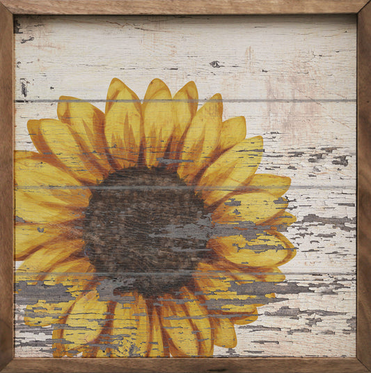 Sunflower Chippy Whitewash image 0