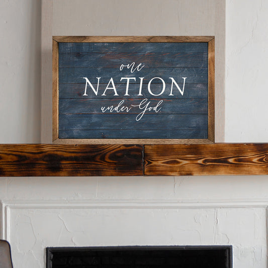 One Nation Under God Blue image 0
