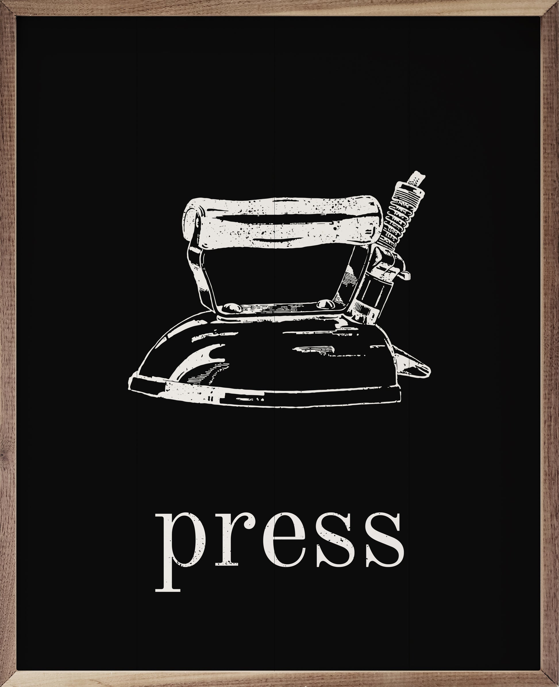 Press With Icon Black image 0