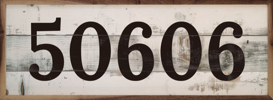 Rustic Wood Personalized Zip White image 0