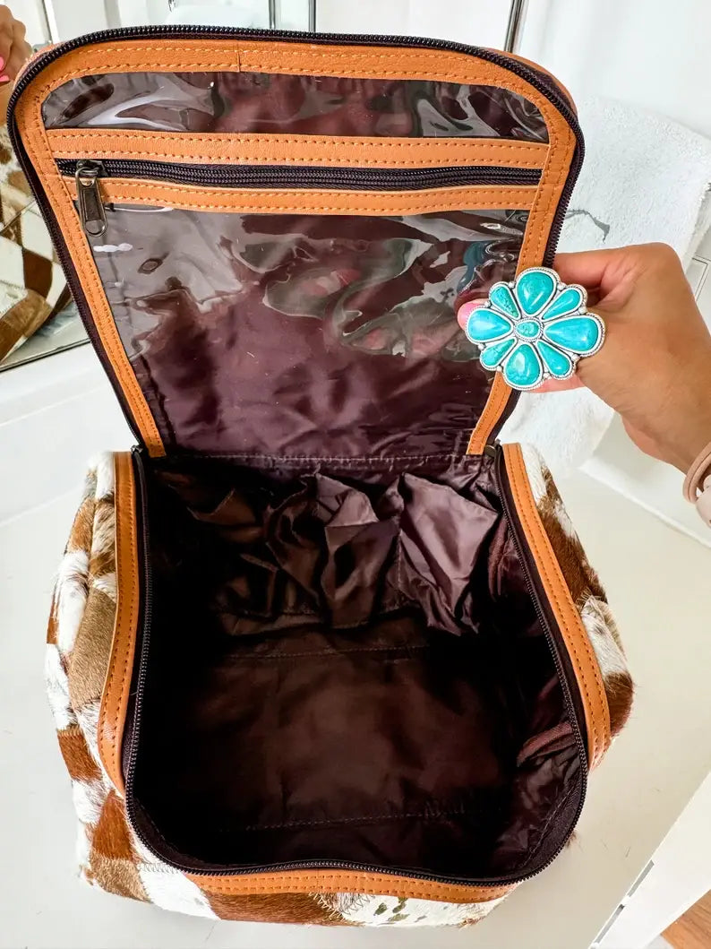 BOHO LUXE Genuine Hair On Travel Bag