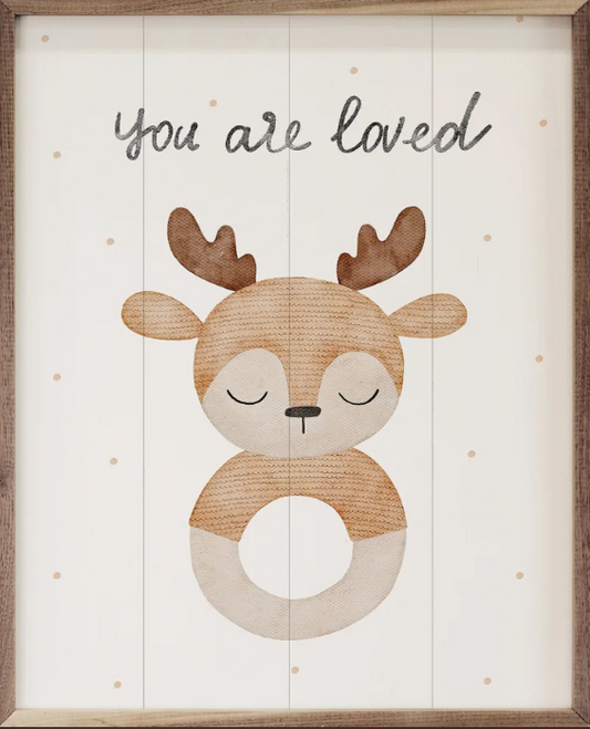 Boho Watercolor Deer By Allure Art image 0