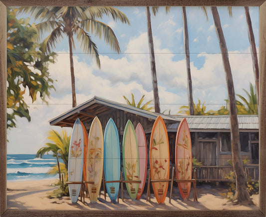 Coastal Surfboards 2 By Nina Art image 0