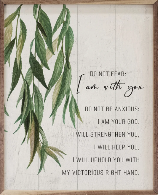 I Am With You Greenery White image 0