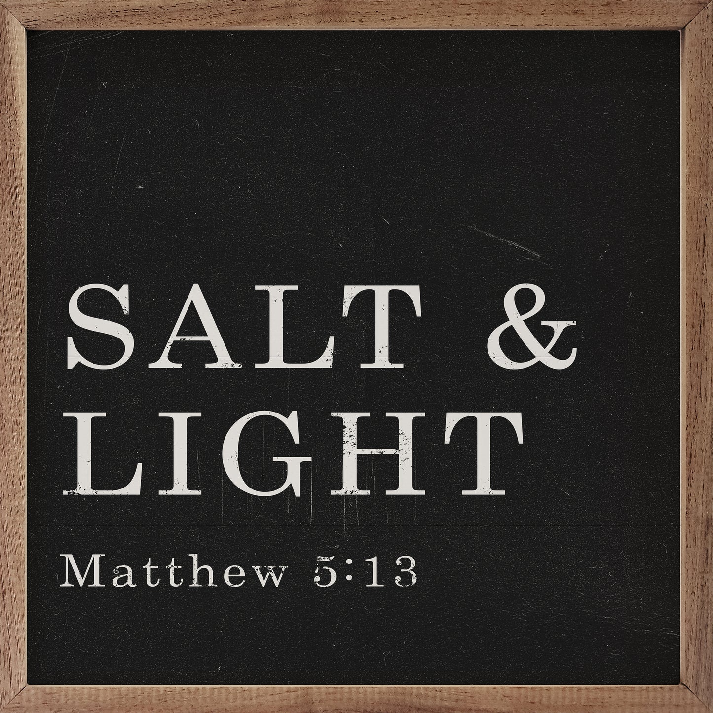 Salt And Light Matthew 5:13 Black image 0
