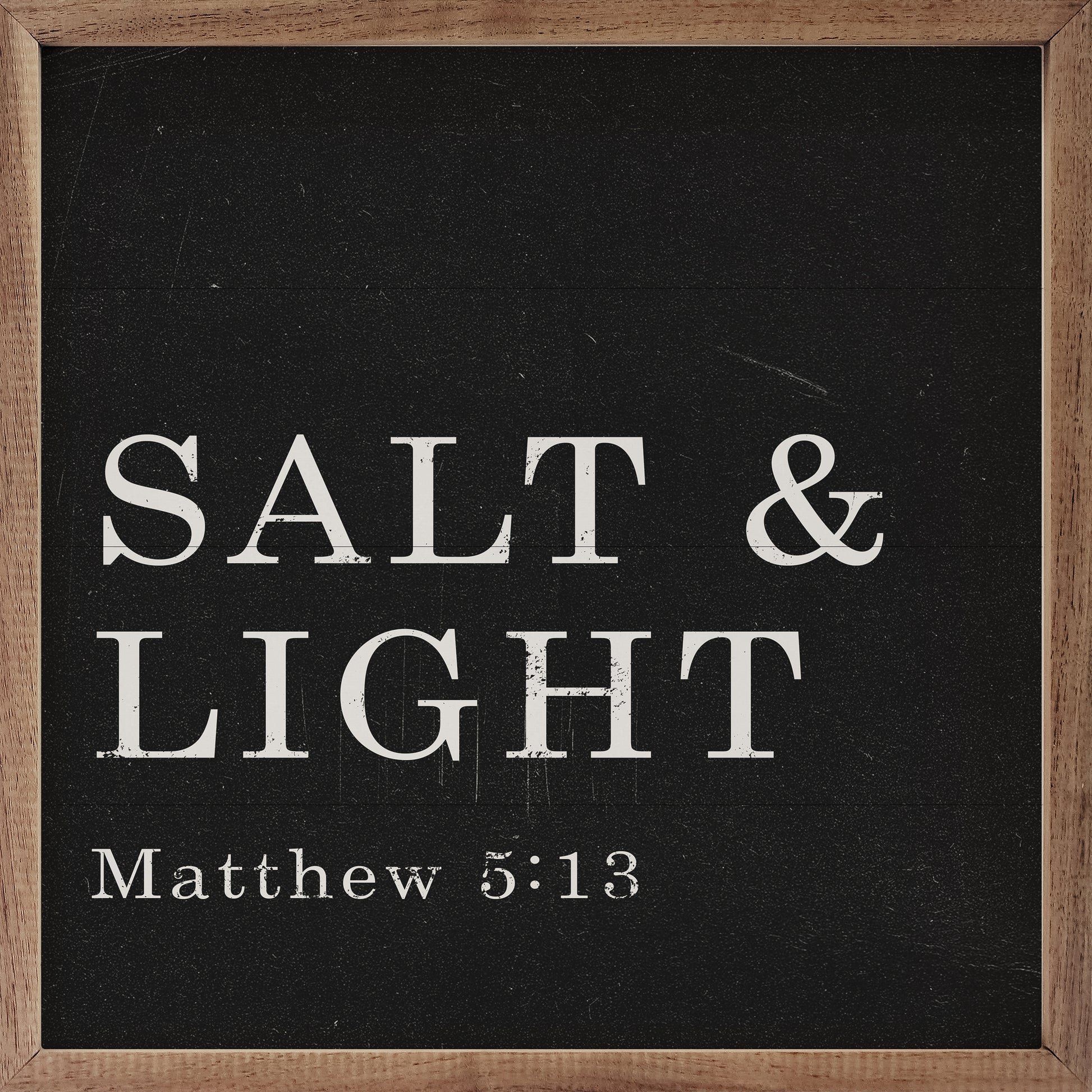 Salt And Light Matthew 5:13 Black image 0