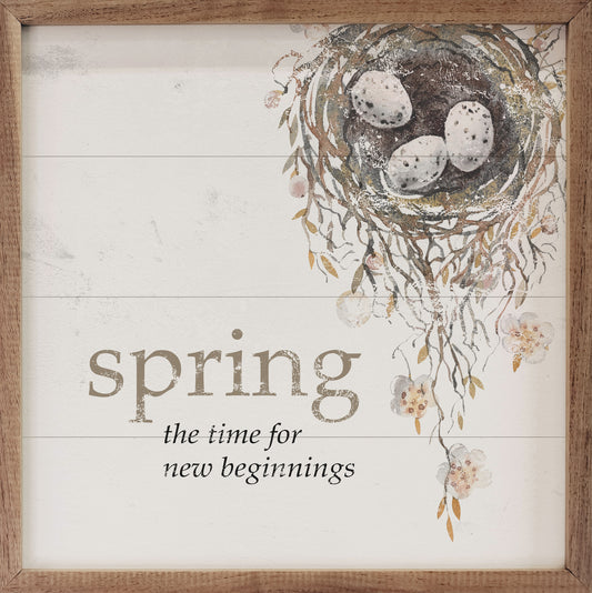 Spring Is The Time Nest White image 0