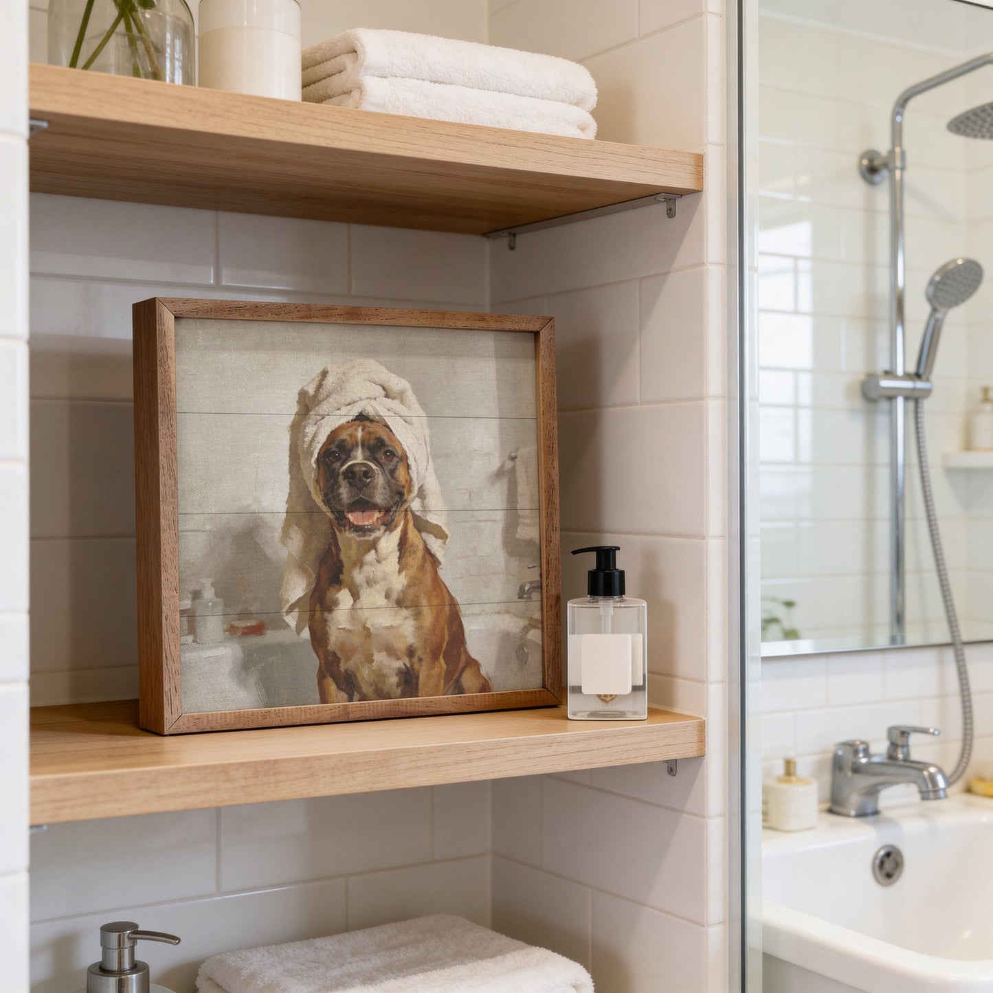 Bath Time Boxer Towel