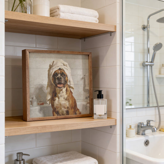 Bath Time Boxer Towel