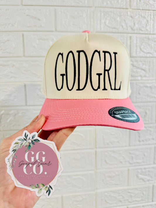God Girl Embroidered Hat
